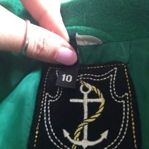 Divided by H&M Green Pea Coat is being swapped online for free