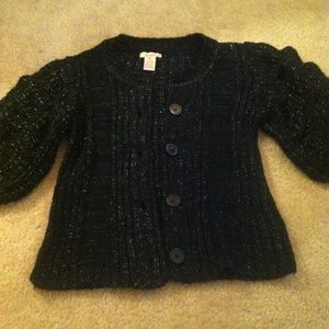 Candies Black/silver cardigan is being swapped online for free