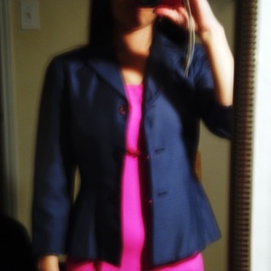 Periwinkle Blazer small is being swapped online for free