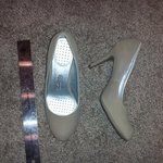 Kenneth Cole Socially Khaki Almond Toe Pumps 6 1/2 MED is being swapped online for free
