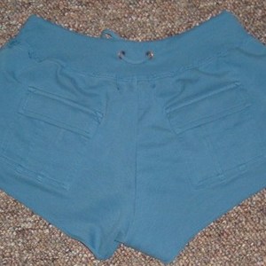 Blue lounge shorts sz small is being swapped online for free