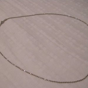 Silver chain necklace is being swapped online for free