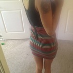 Striped ColorBlock Dress Sz S is being swapped online for free