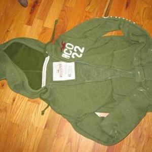 Green Hollister Zip-Up Hoodie Size XS is being swapped online for free