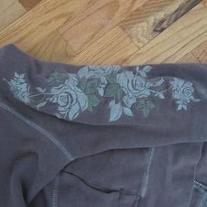 Alloy Fame Brown Zip-Up Hoodie Size M is being swapped online for free