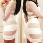 sexy clubbing set skirt top stripper?pole dancer? 10/12 uk bnwt sexy is being swapped online for free