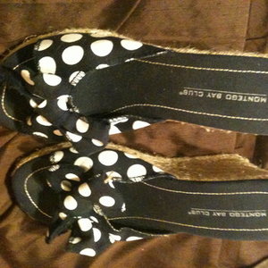 Montego Bay Club Blue & White Heels - Size 8 is being swapped online for free