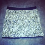 new leopard skirt m reversible black cute is being swapped online for free