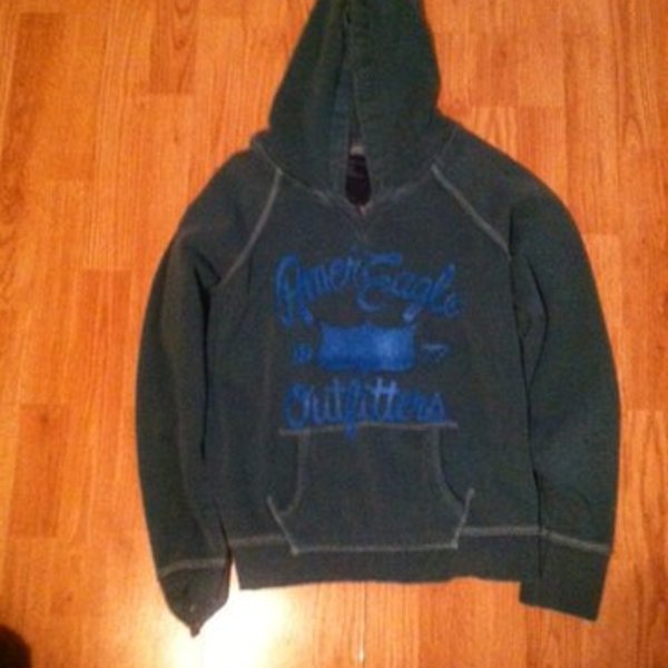 Green AE hoodie is being swapped online for free