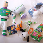 happy meal toys lot snoopy, toy story, disney, sanrio is being swapped online for free