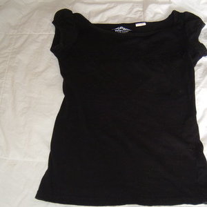 Black Lace Top Size S/M is being swapped online for free