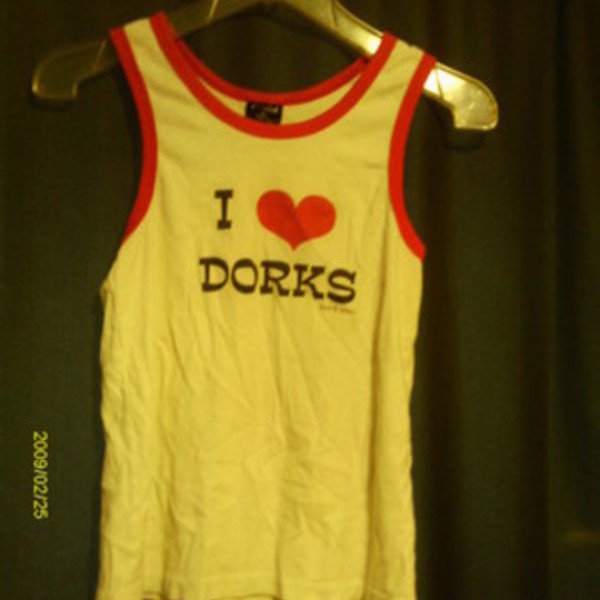 I love dorks tank top  is being swapped online for free