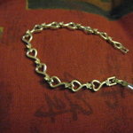 rhinestone and heart bracelet is being swapped online for free