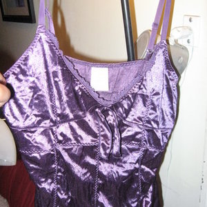 purple cami sz l is being swapped online for free