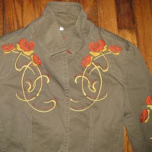 Embroidered Jacket MED is being swapped online for free