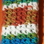 Crocheted Button up Cell phone/ Ipod case is being swapped online for free