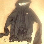 Medium Black Northface Rainjacket is being swapped online for free