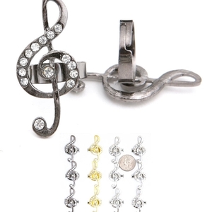 MUSIC NOTE rhinestones adjustable RING is being swapped online for free