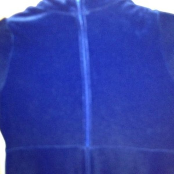 Blue Velvet Mandarin Style Girls Dress is being swapped online for free