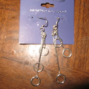 silver dangle earrings  is being swapped online for free