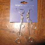silver dangle earrings  is being swapped online for free