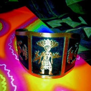 AZTEC COPPER CUFF BRACELET is being swapped online for free