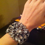 Chunky, Sparkly Express cuff bracelet is being swapped online for free