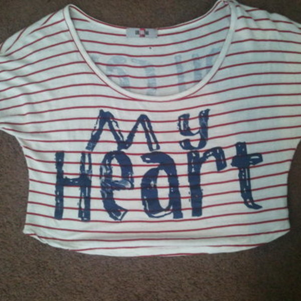 red and white striped crop is being swapped online for free