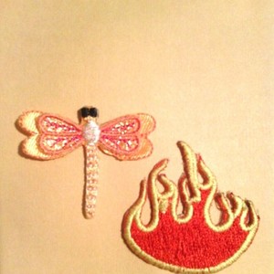 IRON-ON PATCHES LOTS-SEE PICS FOR MANY DIFFERNT KINDS is being swapped online for free