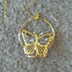 Gold-Colored Butterfly Ornament is being swapped online for free