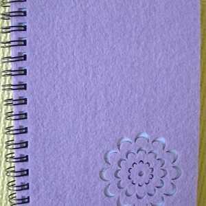 *Small Felt Flower Notebook is being swapped online for free