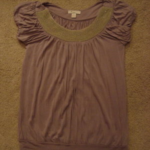 F21 blouse intricate neckline detail is being swapped online for free