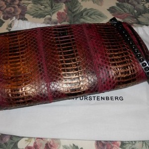 Authentic Diane Furstenberg clutch real snakeskin is being swapped online for free