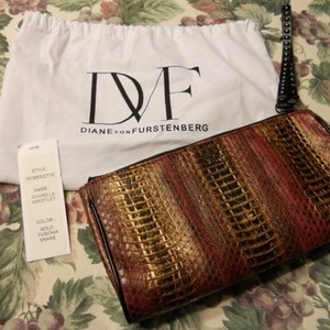Authentic Diane Furstenberg clutch real snakeskin is being swapped online for free