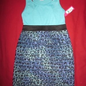 Blue Animal Print Dress is being swapped online for free
