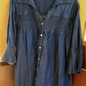 Oversized Denim Top is being swapped online for free