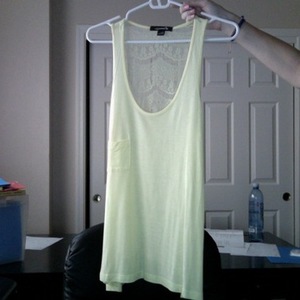 Lace back tank Forever 21 medium is being swapped online for free