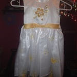 White and Yellow 3t Easter Dress is being swapped online for free