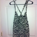 Michael Kors zebra top size 10 m/l is being swapped online for free