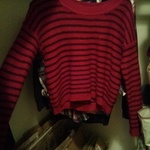 Striped pullover sweater is being swapped online for free