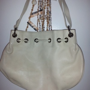 Furla Ivory/Bone Leather Shoulder Hobo Bag is being swapped online for free