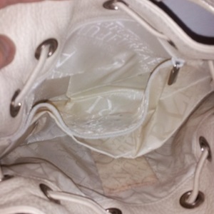 Furla Ivory/Bone Leather Shoulder Hobo Bag is being swapped online for free