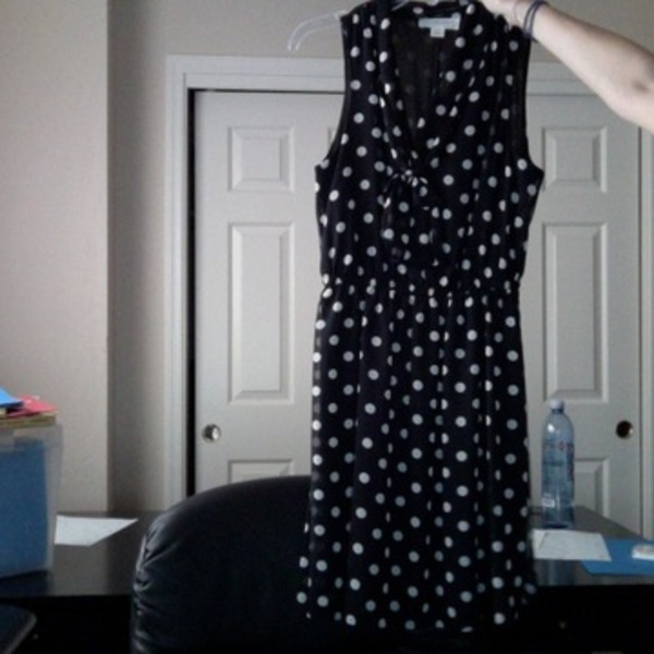 Polkadot Forever 21 dress medium is being swapped online for free