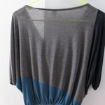Blue Purple and Grey Top (M) is being swapped online for free
