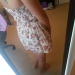 CR light pink floral romper is being swapped online for free