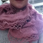 blush pink infinity scarf from heartbreaker is being swapped online for free