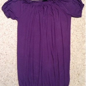 Purple Gypsy Bubble - Hem Blouse - UK Size 8. is being swapped online for free