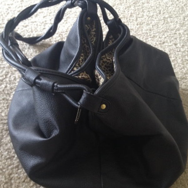Black Pleather Bag is being swapped online for free