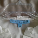 TRADED New Antonio Melani Small White Business Top  is being swapped online for free