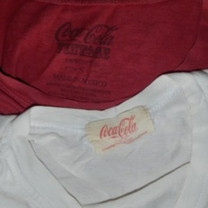 Coca Cola Tee Lot Small is being swapped online for free